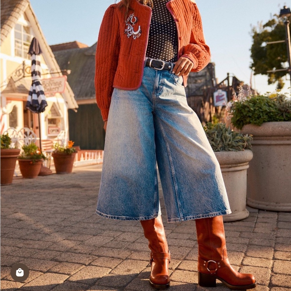 We the Free High Top Wide Leg Jeans